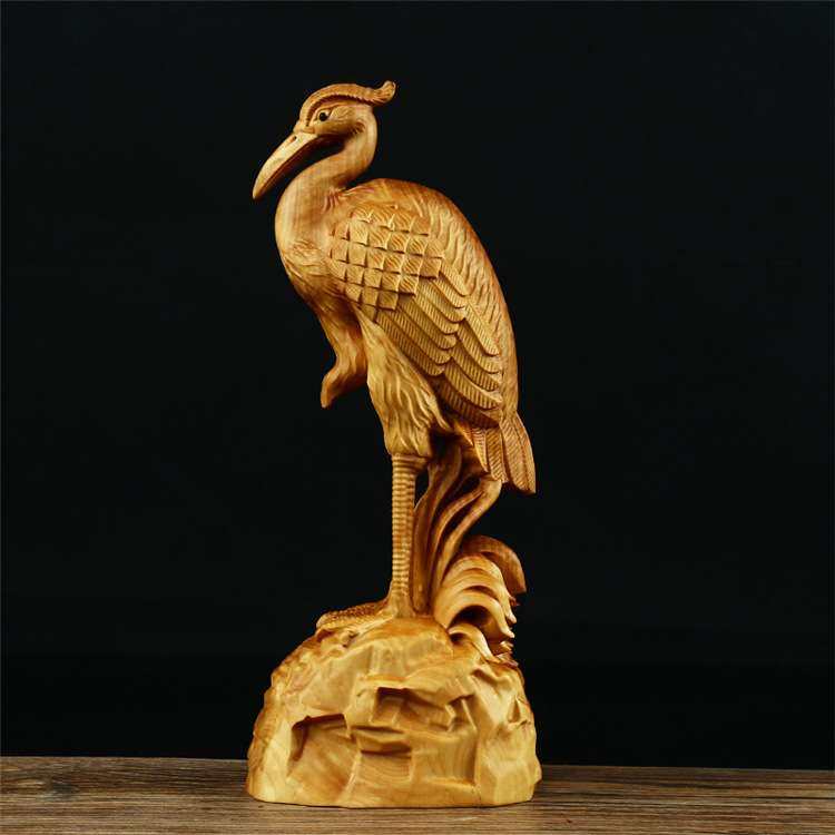 木雕动物小叶黄杨木雕刻仙鹤鹤寿延年吉祥家居装饰工艺品摆件松鹤,3C数码配件,其它配件,淘宝优惠券,粉丝福利购,淘宝优惠卷