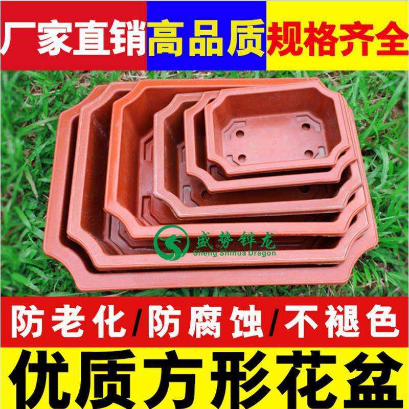 长方形塑料花盆 大号特大椭圆形盆景盆 多肉 盆栽盆景盘