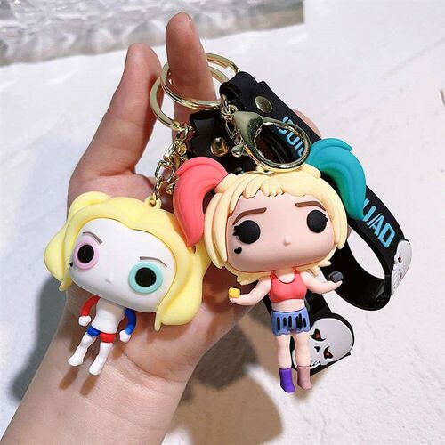 Suicide Squad The Joker & Harley Quinn Keychain Vinyl Action