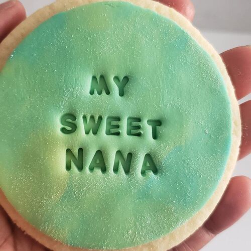 Letter Number Cookie Mold Alphabet Press Stamp DIY Printing