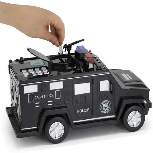 Paper Money Box Kids Big Safe Saving Coin Large Music Toy Fi