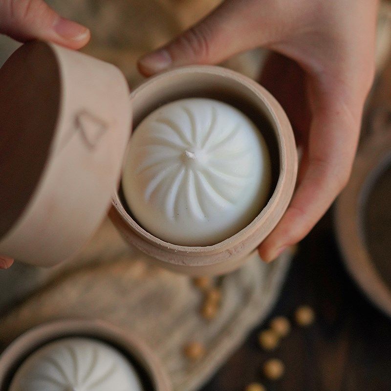 小笼包蜡烛材料包 小笼包蒸笼屉硅胶模具香薰蜡烛diy新手赠送教程,家居饰品,香薰DIY材料/工具,淘宝优惠券,粉丝福利购,淘宝优惠卷