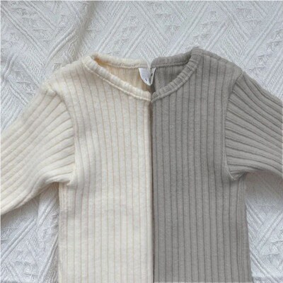 Winter Toddler Baby Clothes Sets Girls Boys Knit Sweater ops