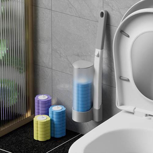 Disposable Toilet Brush for Home Use - Thorough Cleaning wit