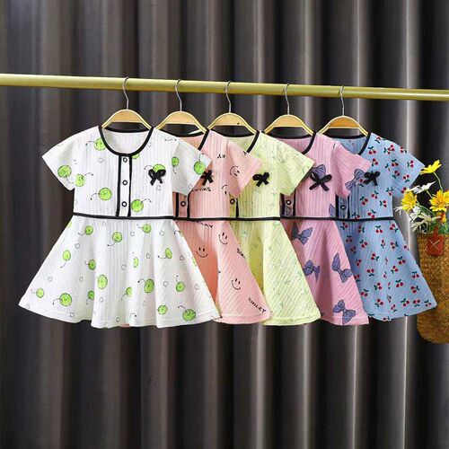 Childrens Princess Dress Summer New Girls Fresh Cute Small