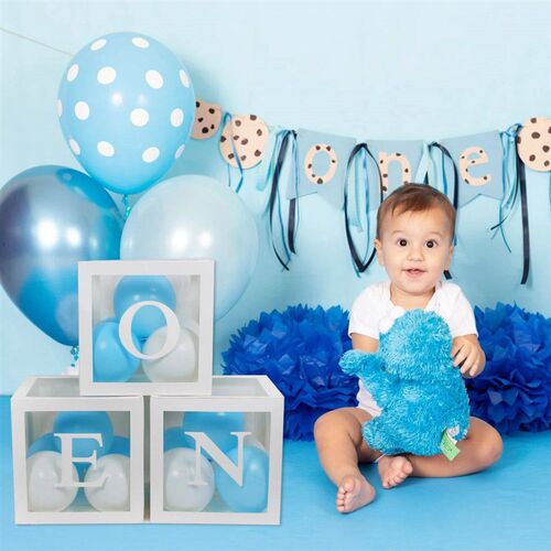 Transparent Letter Balloon Box Wedding Birthday Party Decora