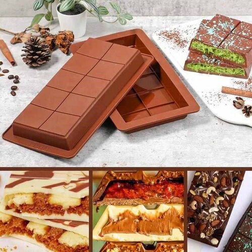 Chocolate Bar Molds Silicone Bars Break Apart Wax Melt Mould