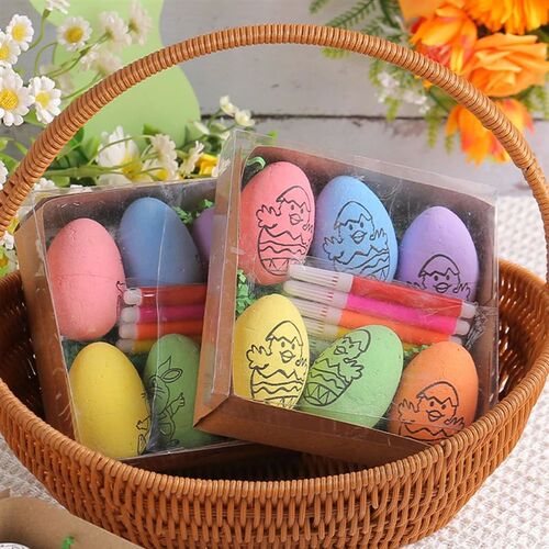 DIY Painting Easter Eggs with Paint Pen Foam Easter Eggs DIY