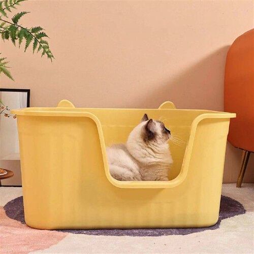 Cat Litter Box Bedpan Easy To Clean Splashproof Open Top