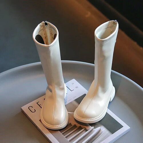 Bota Infantil Childrens Leather Boots Spring 2023 New Casua