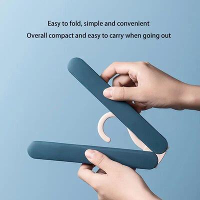 Portable Mini Folding Clothes Rack Travel Telescopic Hanging