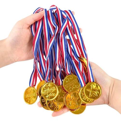 10pcs Kids Prize Games Competition Motion Toy Kids Medals Sp