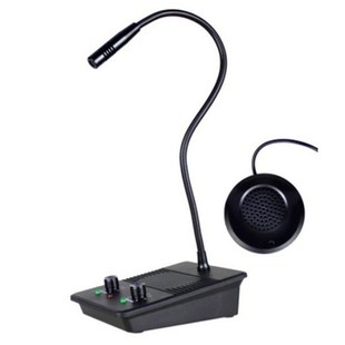 Bank Intercom System Two-way Window Intercom Loudspeaker Pha