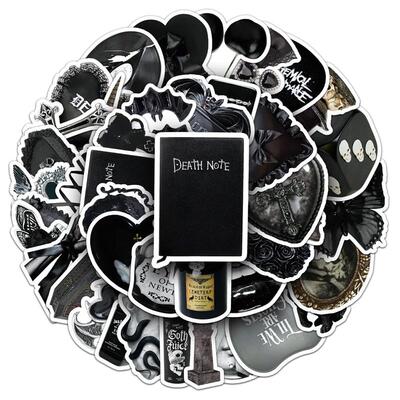 10/50PCS Dark Gothic style Stickers Cartoon Graffiti Decorat