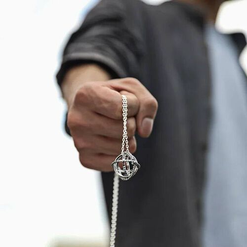 Metamorphic Astronomical Ball Ring for Men and Women Reverse