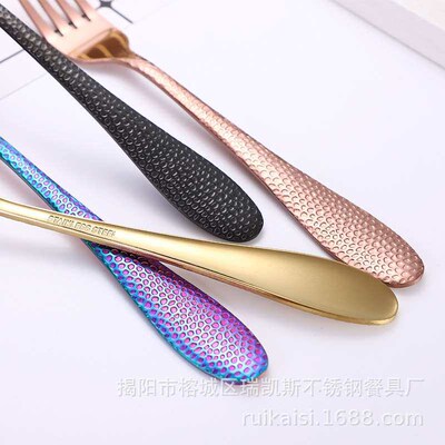 410 Stainless Steel Western-style Knife  Fork and Spoon Tabl