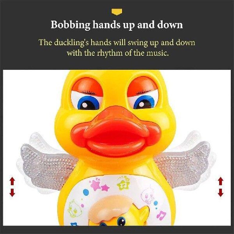 Electric Dancing Duck with Music & Lights Early Educational - 实物图