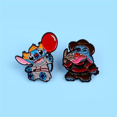 Cartoon Stitch Enamel Pin Brooches For Women Lapel P Badge o