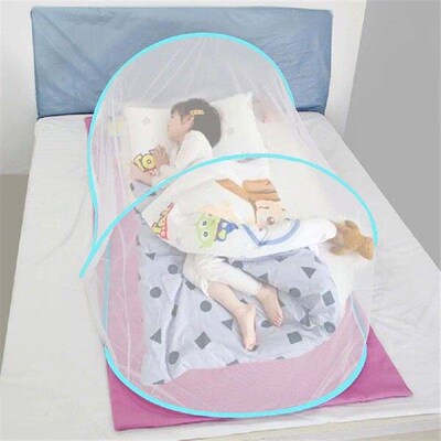 Pop-Up Mosquito Net Tent with Zipper Outdoor Camping