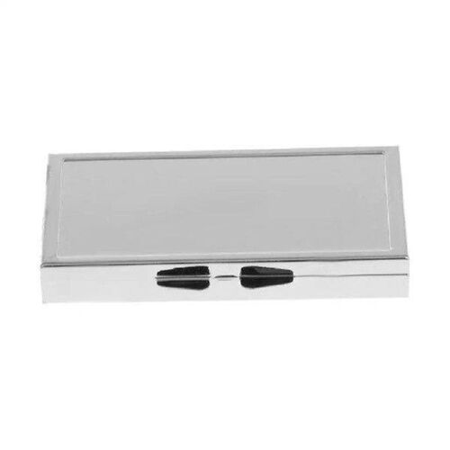 3-6pack Metal Pill Boxes Vitamin Organizer Container Case
