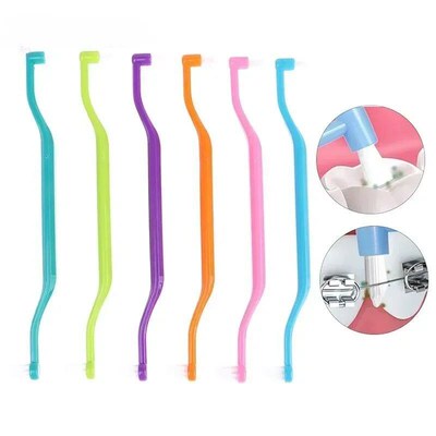 Orthodontic Interdental Brush Double-Beam Soft Teeth Cleanin