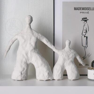 。Nordic figure sculpture decoration  study home decoration