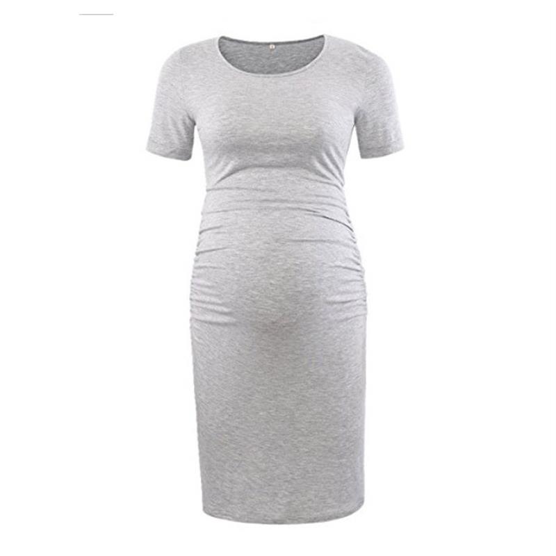 New short sleeved maternity dress summer Women skirt洋装女图片