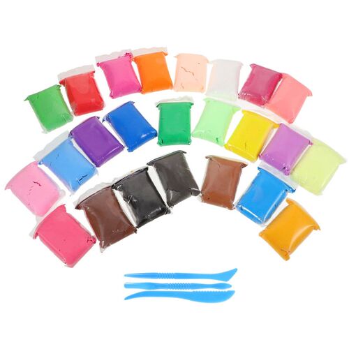 24 Bags Clay for Kids Modeling Kit Colored Toy DIY Colorful