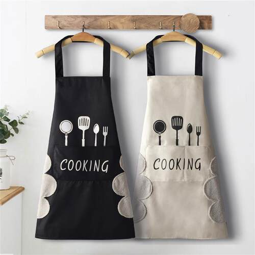 women chef kitchen apron dress cooking waterproof 围裙