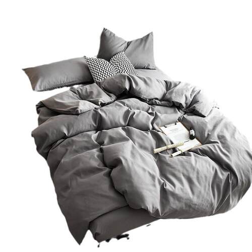 bed sheets set cotton quilt duvet cover beddings Queen 4sets