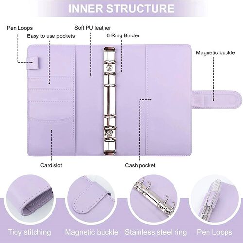 2024 Budget Binder Notebook Planner Cash Envelope Savings Mo