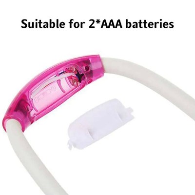 LED Neck Lamp Portable Read Book Light Flexible Handsfree Re