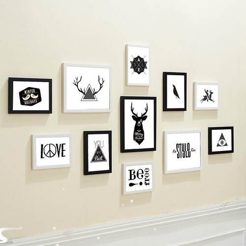 2411pcs/Lot Wooden Multi Photo Frame Picture Frames Wall Han