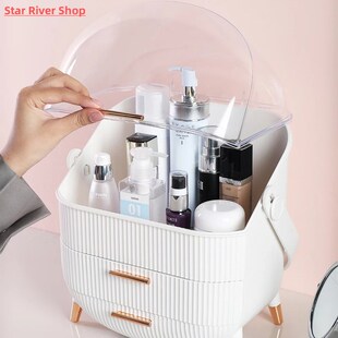Cosmetic Capacity Big Dustpro Box Waterproof Storage Fashion