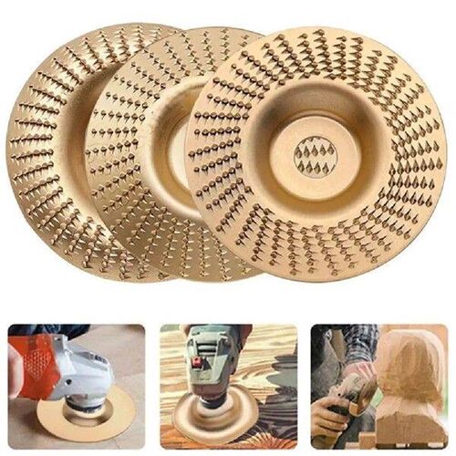 1/3Pcs Shaping Carving Sanding Wood Grinding Wheel Carbon