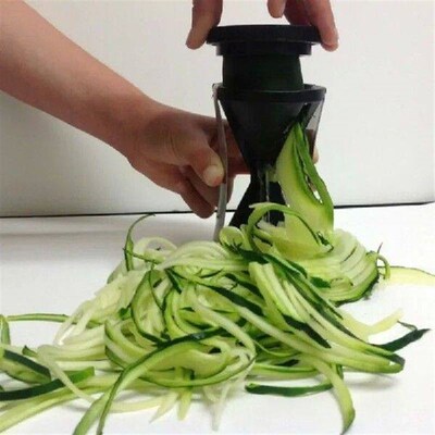 Blade Replaceable Vegetable Spiral Slicer Cutter Vegetable