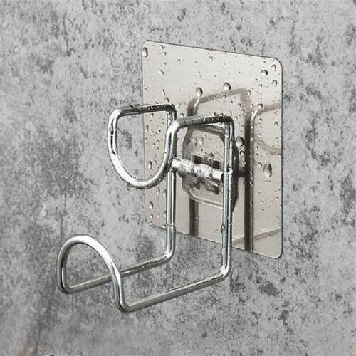 1 Pc Multifunctional Punch-free Iron Storage Shelf