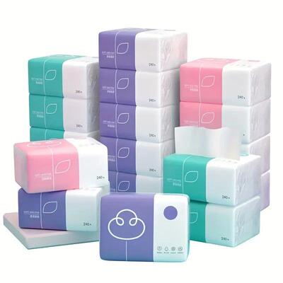 New In 2025 1PC Premium 4-Ply Tissues 240 Count Each Recycla
