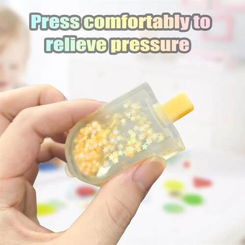 Cute Kawaii Squishy Fidget Toy Ice Cream Cube, Sss Relief Se