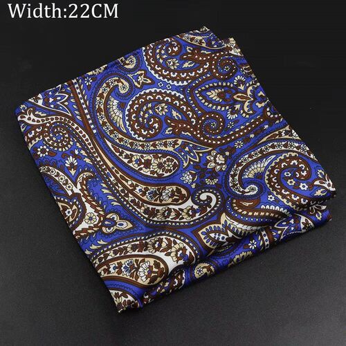 Mens Solid Colors Hankerchief Scarves Vintage Silk Satin Me