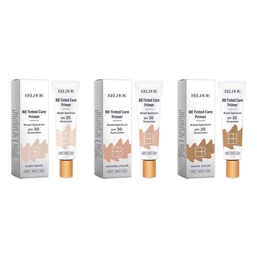 Tinted BB Cream with SPF 30 Full Coverage Invisible Pores Ac