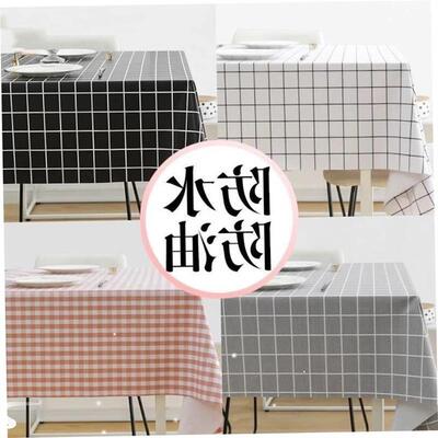 Tablecloth Waterproof Table Cover Cloth Round Rectangular