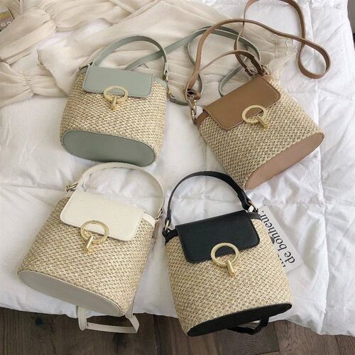 Beach Vacation Woven Women Bag 2023 New Fahion rend Korean