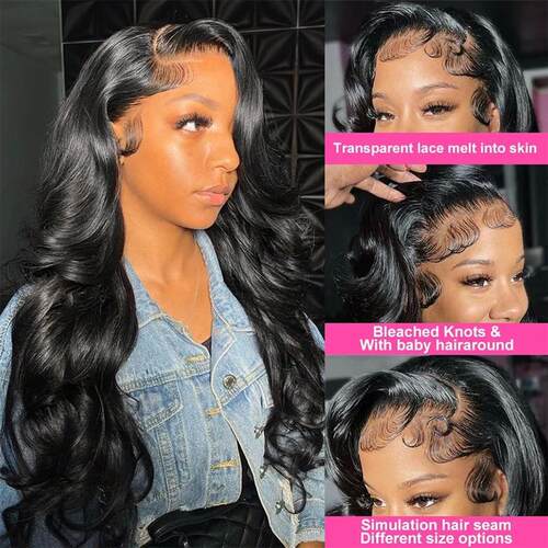 30 Inch Lace Front Human Hair Wigs Hd Brazilian 13x4 Frontal