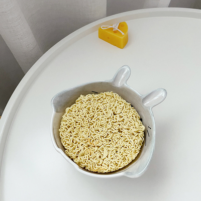 SH超大容量自制龙猫碗可爱少女心手绘陶瓷碗学生餐具宿舍泡面碗