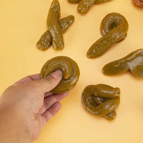 Poopy toy simulation poopy soft glue stress relief poopy pin