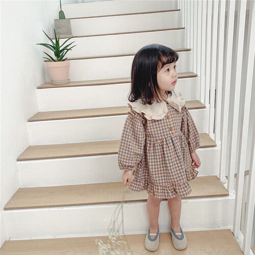 Spring autumn Children Clothing New Cute Children Dress Kids
