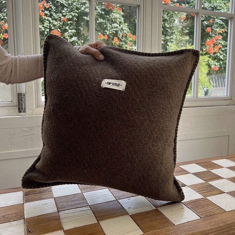 福笙纯色羊毛混纺抱枕客厅沙发靠垫样板间酒店民宿汽车床头腰枕,居家布艺,靠垫/抱枕,淘宝优惠券,粉丝福利购,淘宝优惠卷