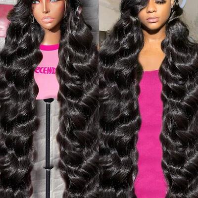 300% High Density 13x6 HD Transparent Body Wave Lace Frontal