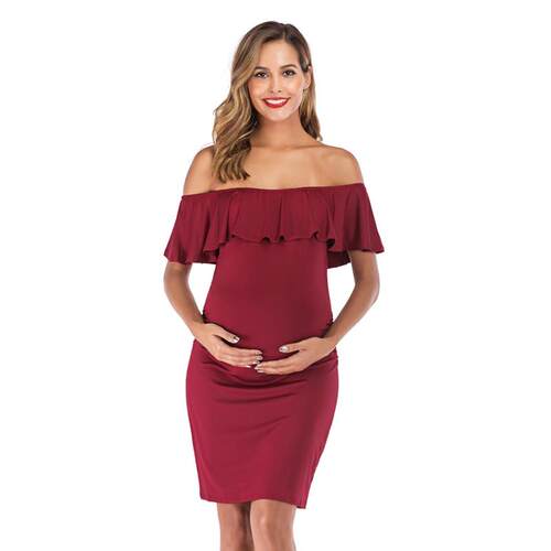 长裙 New women fashion slim fit Summer skirt maternity Dress